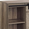 thumbnail image 4 of 60 - Inch Wide - Barn Door Design for Storage - Entertainment Corner - Sturdy and Decorative TV Stand, 4 of 4
