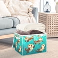 thumbnail image 4 of Iauyy Large Storage Box with Lid - Foldable Home Storage Bins for Clothes Toy Holiday Decor, Cute Otter (42*32*30cm), 4 of 6