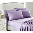 thumbnail image 2 of Sweet Home Collection 1500 Series Bed Sheets - Extra Soft Microfiber Deep Pocket 6pc Sheet Set - Lavender, Twin XL, 2 of 5