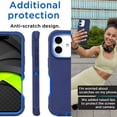 thumbnail image 5 of iPhone 17 Case Cover 3 Layer Rugged / Heavy Duty / Shockproof 6.1" Navy, 5 of 6