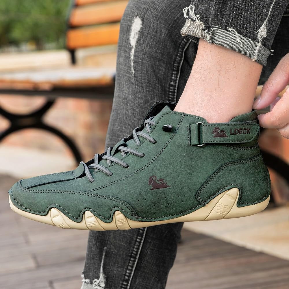 Vogany Shoes Women, Vogldeck - Waterproof and Breathable Orthopedic Shoes, Outdoor Beck Shoes Comfy Lightweight Non-Slip Orthopedic Sneakers Walking Hiking Ankle Boots(Khaki,US 6.5)