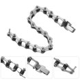 thumbnail image 4 of Pulsera de cadena gruesa de acero inoxidable para hombre, estilo motero, con eslabones de motocicleta, ideal como regalo para niños y hombres (colores surtidos), 4 of 7