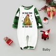 thumbnail image 4 of Family Matching Christmas Pajamas Oh Taco Tree Festive Plaid Design, Sizes NB to 6XL with Pet Outfit, 4 of 7