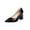 Black, variant on Summer Saving Clearance! Itsun Block Heels Women's Fashion Pointed Toe Chunky Heels High Heels Shoes Solid Color Casual High Heels Shoes Purple US Size 9