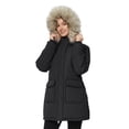thumbnail image 6 of Ampake Women's Puffer Jacket Winter Coat Warm Waterproof Thicken Parka with Hood Black L, 6 of 13