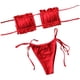 thumbnail image 4 of Bikini cómodo con pliegues y huecos para mujer, traje de baño acolchado con realce, conjunto de ropa de playa OAVQHLG3B Store lin121212, 4 of 4