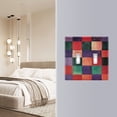 thumbnail image 4 of Yayeee Toggle Light Switch Wall Plate 2-Gang 4.56"x4.48" Decorative Outlet Cover, Red and Purple Plaid Pattern, 4 of 7