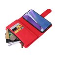 thumbnail image 4 of Case for Samsung Galaxy Note 20 5G Cover Zipper Pocket Wallet Case Magnetic Protective - Red, 4 of 5