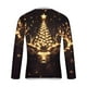 thumbnail image 5 of Blusas y camisas de manga larga y cuello redondo para hombre, informales, con estampado navideño, deportivas, de poliéster., 5 of 5
