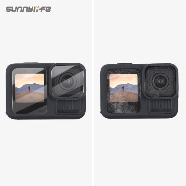 Tempered Glass Screen Protector Lens Cap Cover For Gopro Hero13 Black Lens Protective Film Action Video Cameras Accessories 2pc Mingyqi