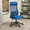 Blue, variant on LeisureMod Dale Ergonomic Office Chair with Mesh Back, Lumbar Support, Swivel, Adjustable Height, Wheels, and Armrests, Perfect for Gaming or Desk Use in Black