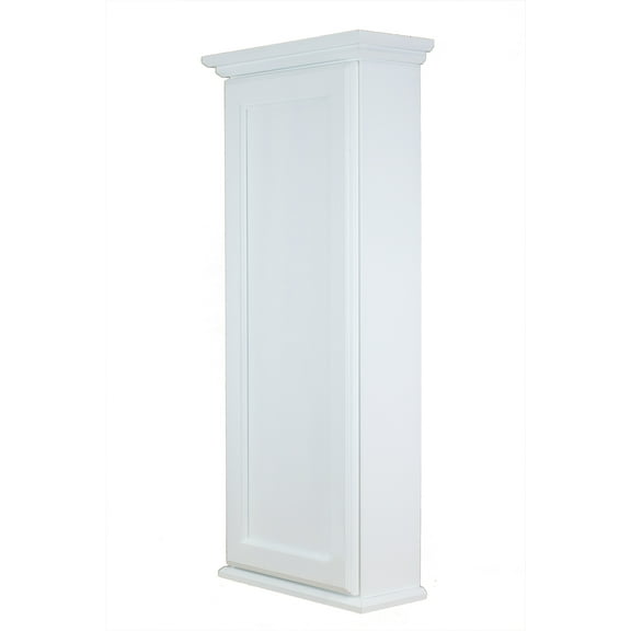 Leto On the Wall White Cabinet 37.5h x 15.5w x 8d