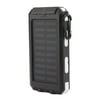 Tagital Solar Po wer Bank 12000mAh External Backup Ba ttery Pack Dual USB Solar Panel Ch arger with 2 Light Carabiner Compass Portable for Emergency Outdoor Camping Travel