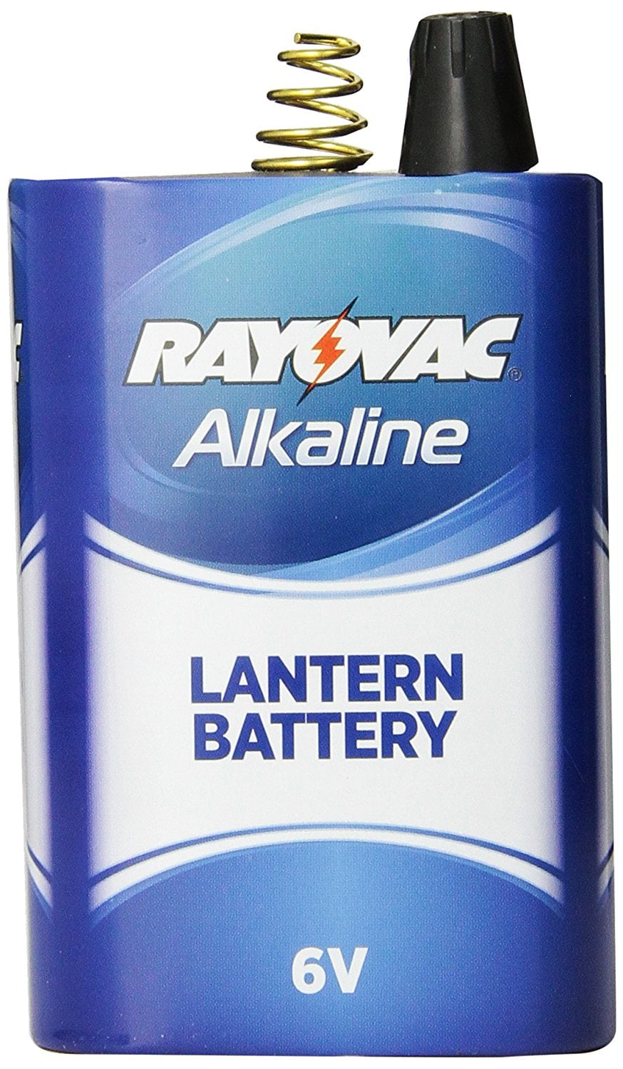Lantern Battery 6 Volt Alkaline Spring Terminal 806