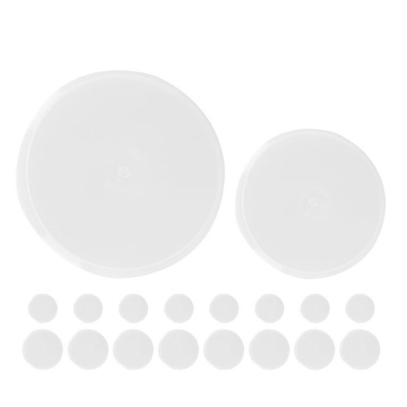 HOMEMAXS  40 Pcs Gallon Drum Lids Plastic Bucket Caps Kettle Cover Sealing Paint White