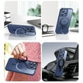 thumbnail image 2 of Decase for iPhone 14 Pro Max, Magnetic 360° Rotation Ring Holder Stand Case,Compatible with Mag Safe,Military Drop Protecton,Slim Plating Shockproof Matte Translucent Phone Cover Case, clear, 2 of 8