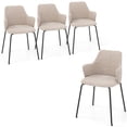 thumbnail image 1 of Gymax Ergonomic Dining Chairs, Beige (Set of 4), 1 of 10