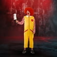 thumbnail image 3 of Fast Food Clown Adult Costume | X-Large, 3 of 6