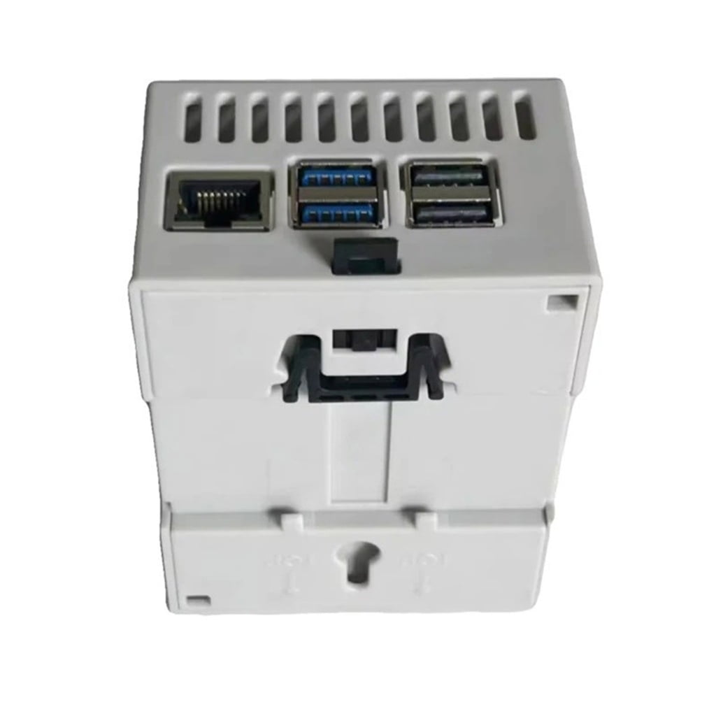 Drrntien ABS Housing Case Cooling Box for RPI5 Board DIN Rail Shell Secure and Snug