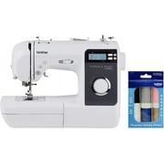 Brother ST150HDH Strong & Tough Sewing Machine, 50 Built-in Stitches, Premium Sewing Thread 6-Pack Included