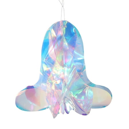 

12 Inches Colorful Pendant Bell Shape Crafts Hanging Decoration for Christmas Wedding Birthday
