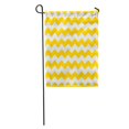 thumbnail image 1 of NUDECOR Colorful Summer Chevron Pattern Yellow and White Zig Zag Abstract Garden Flag Decorative Flag House Banner 28x40 inch, 1 of 2