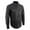 Black, variant on Milwaukee Leather LKM1600 Men's Black Lightweight Casual Biker Style Leather Shirt X-Small