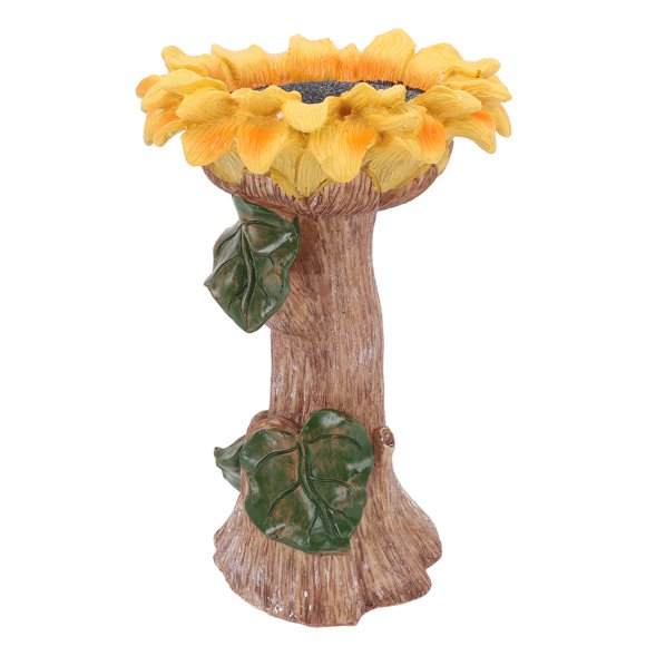 Baignoire pour oiseaux, tournesol de bains d'oiseau belle épreuve de fondu multiples capacité multifonctionnelle pour le jardin