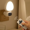 thumbnail image 4 of Remote Control Night Light Smart Rotating Meow Light Plug-In Bedside Lamp For Baby Nursery  Kids Room, 4 of 11