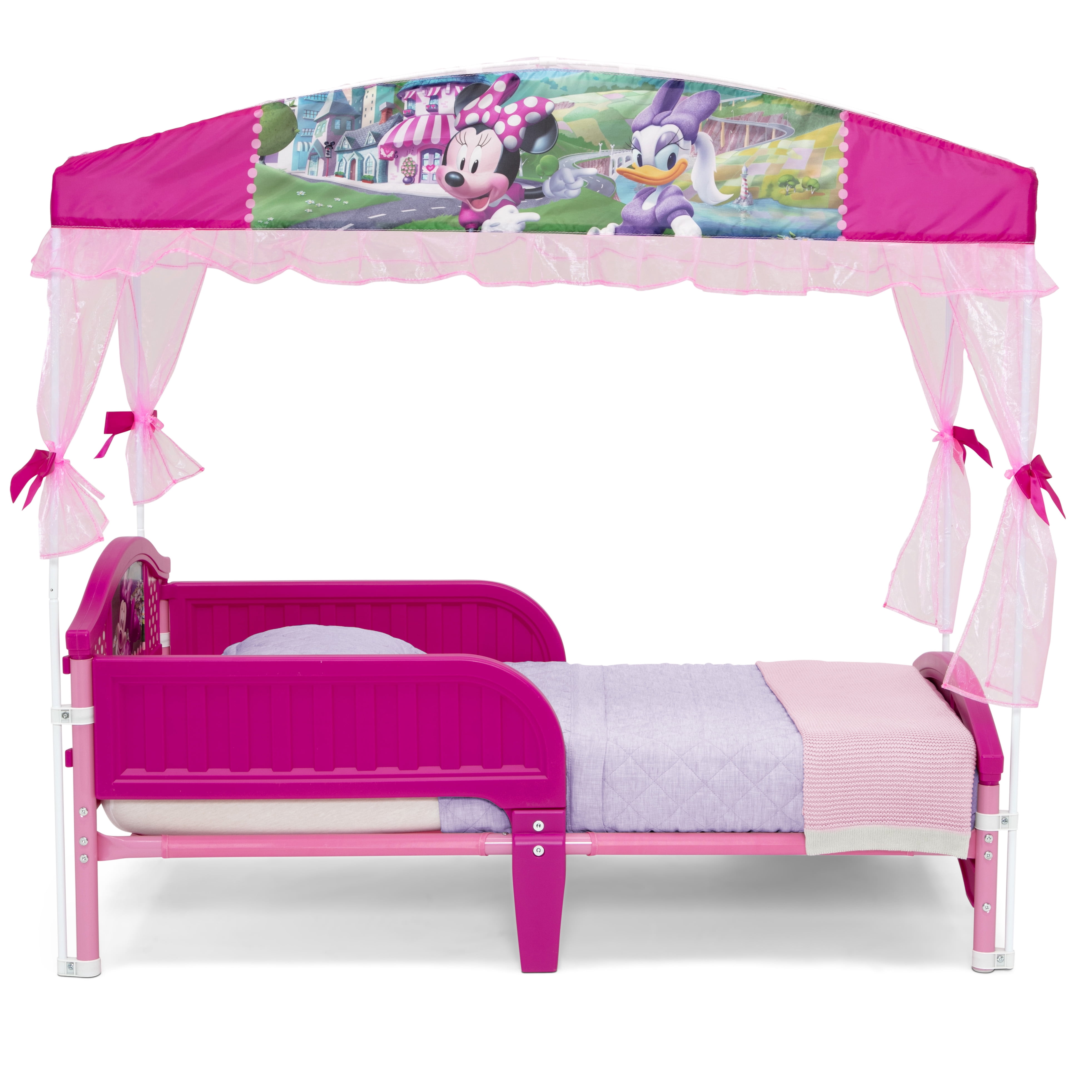 Minnie Mouse Toddler Bed with Canopy by Delta Children