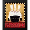 thumbnail image 2 of DiPaolo, Dan 15x18 Black Modern Framed Museum Art Print Titled - Bistro Chefs, 2 of 5