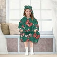 thumbnail image 7 of joogoo Blanket Hoodie for Christmas Bows Oversize Sweatshirt 3-14 YR L, 7 of 7