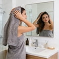 thumbnail image 4 of Premium Soft Cotton Towel, Bathing Towel Shower Absorbent Superfines Fiber Soft Comfortable Bath Towel Absorbent Dry Hair Towel Multi-Purpose Hotel & Home Gym Towels, 4 of 8
