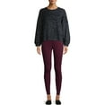 thumbnail image 2 of Time and Tru Women's Stretch Knit Jeggings, 2 of 6
