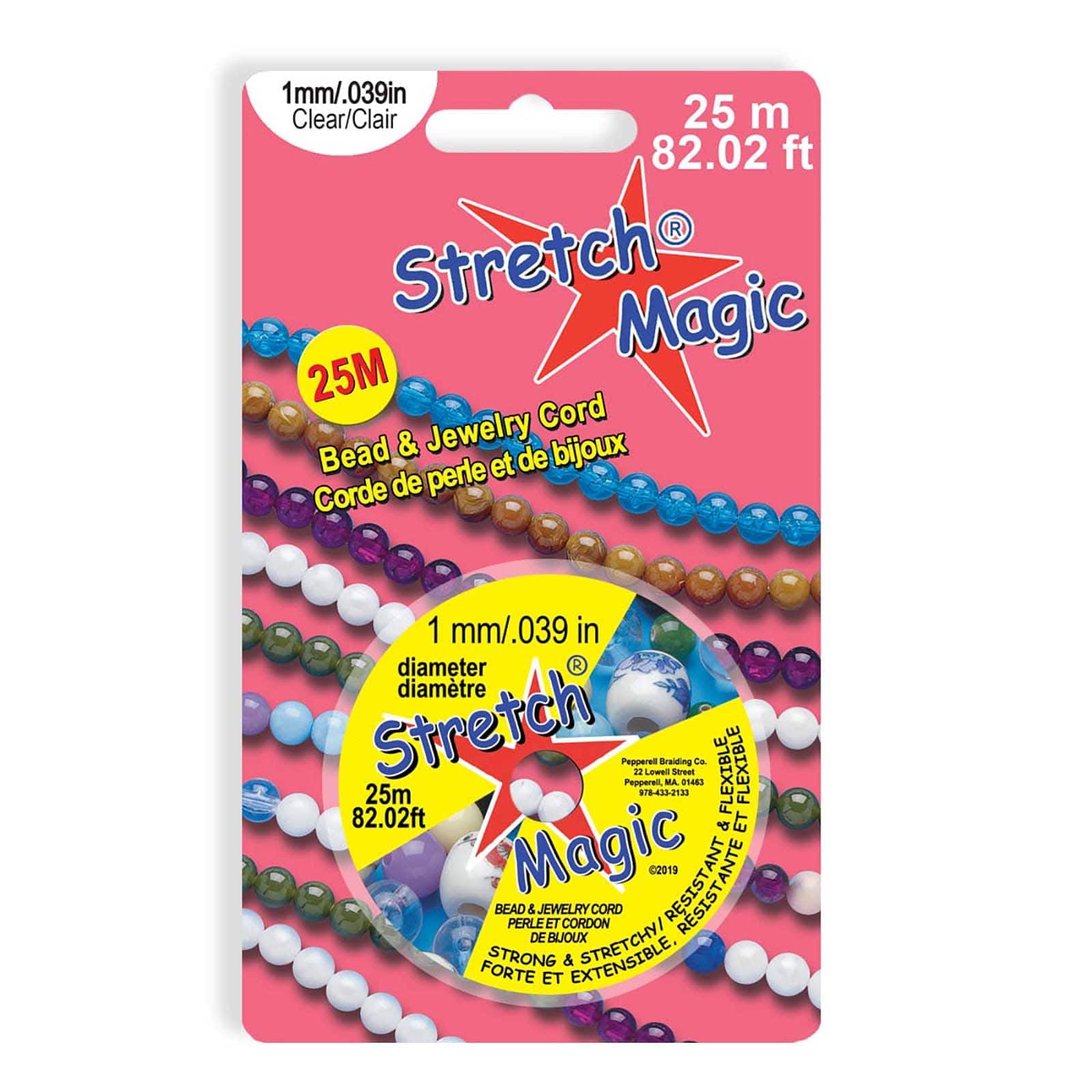 Stretch Magic® Clear Bead & Jewelry Cord, 1mm 
