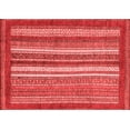 thumbnail image 1 of Ahgly Company Machine Washable Indoor Rectangle Abstract Red Modern Area Rugs, 7' x 9', 1 of 4