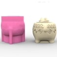 thumbnail image 3 of CIYISON Easy to Use Silicone Mold for Cute Cow Shaped Succulent Vases Flower Pots Mould, 3 of 11