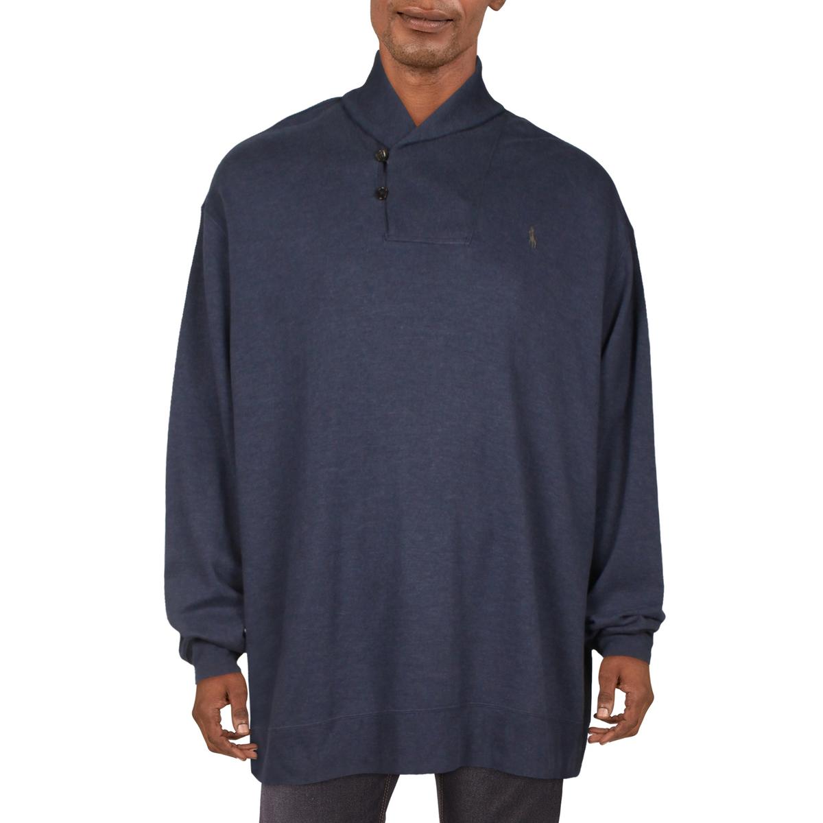 Ralph Lauren ニットポロ Polo Ralph Lauren Men's Red Big & Tall Cable Knit Cotton 1 4