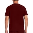 thumbnail image 5 of Yaoyar Mens Partial Zip V-Neck Scrub Top, Rib-Knit Panels, 2 Zip Pockets, 1 Welt Pocket PROTX2 Fabric- IN702A, 5 of 6