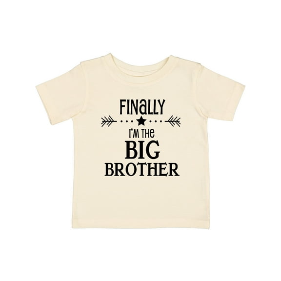 Inktastic Finally I'm the Big Brother Boys Baby T-Shirt