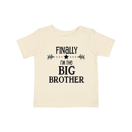 

Inktastic Finally I m the Big Brother Gift Baby Boy T-Shirt