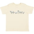 thumbnail image 3 of Inktastic Farm Animal Illustration Art Cow Pig Horse Chicken Boys or Girls Toddler T-Shirt, 3 of 5