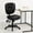 Black LeatherSoft, variant on Emma + Oliver Mid-Back Black Fabric Pillow Top Ergonomic Task Office Chair