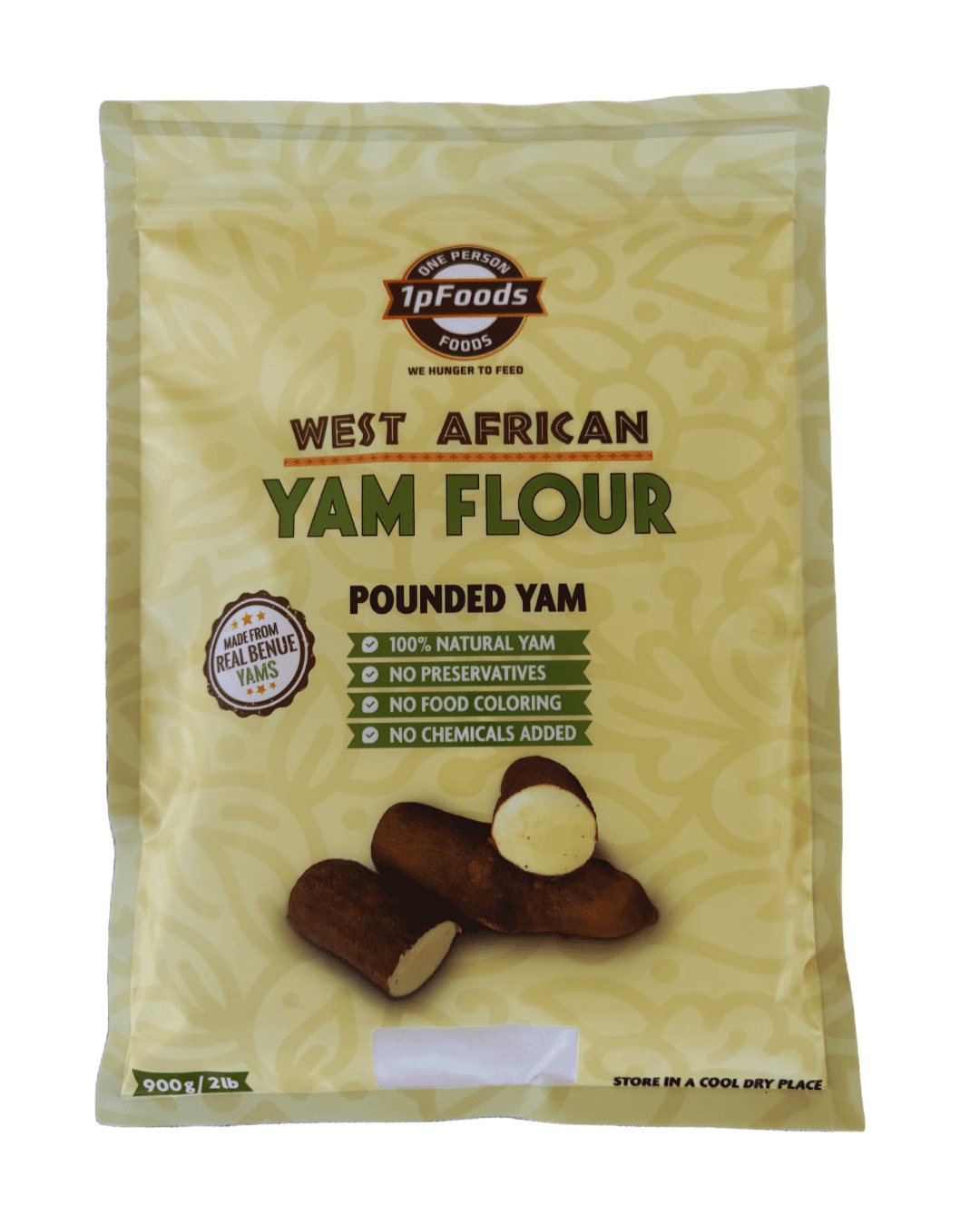 Iyan Ado 20lbs Pounded Yam - Fresh & Nutritious Staple Food for