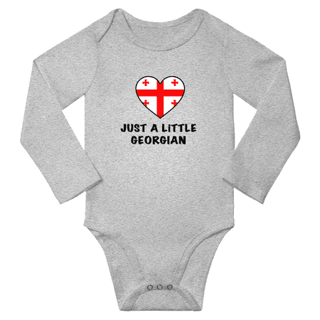

Just a Little Georgian Baby Long Sleeve Romper (Gray 18 Months)