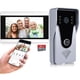 thumbnail image 1 of Sistema inalámbrico de intercomunicación con timbre con vídeo IP, monitor WiFi de 7 pulgadas con cámara de puerta HD de metal (alimentación por cable), videoportero con grabación de tarjeta 32G, aplic, 1 of 5
