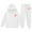 C-White, variant on Ulitacool Outfits For Girls Valentine'S Day Print Long Sleeved Letter Print Hooded Top Sweater Pants Set Adorable Wear Black 2-3 Years