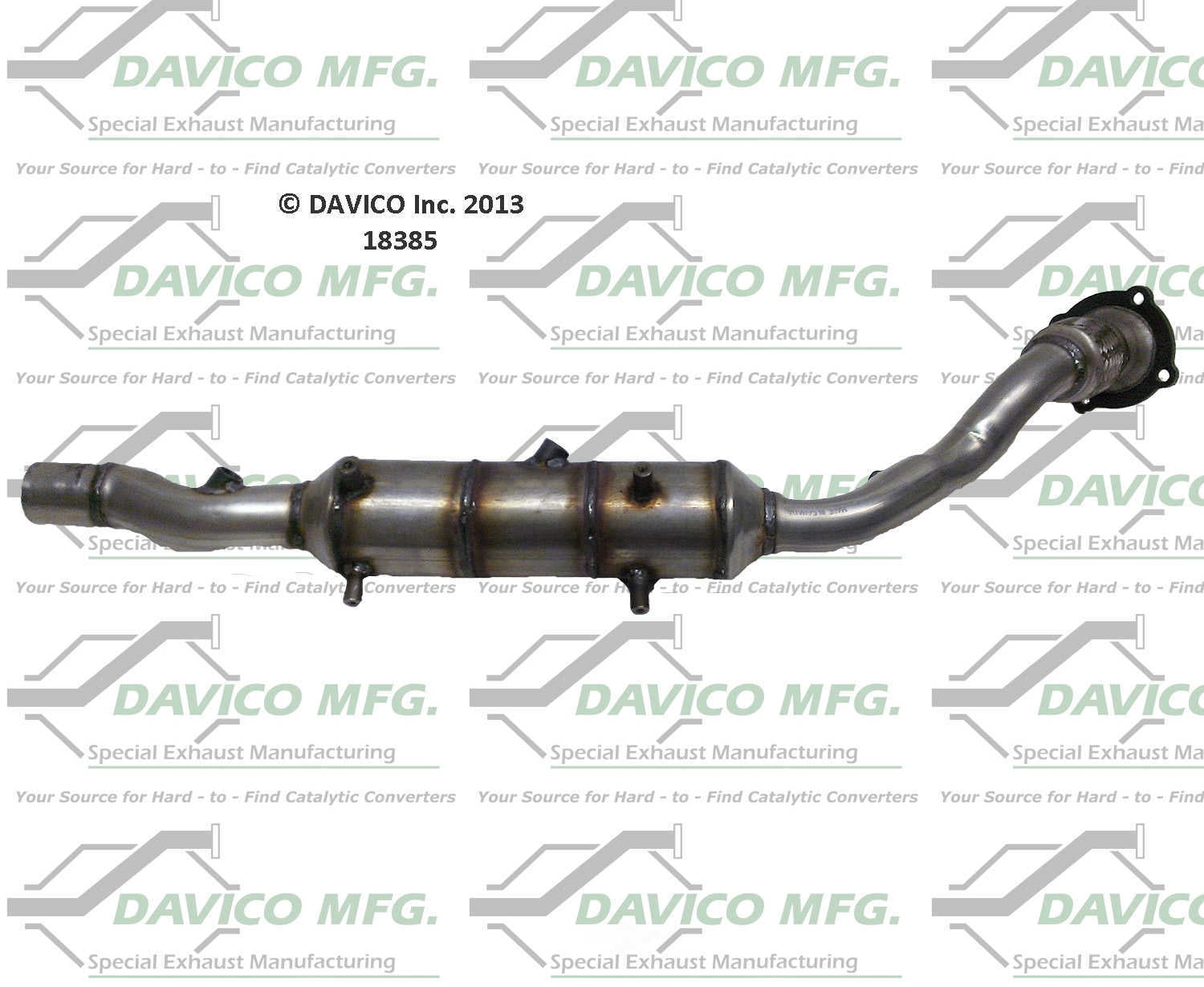 Davico Mfg Catalytic Converter P/N:18385 Fits select: 2003-2005 VOLKSWAGEN NEW BEETLE GLS