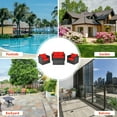 thumbnail image 4 of Costway 4PCS Patio Rattan Furniture Set Cushioned Sofa Chair Coffee Table Garden Red, 4 of 9