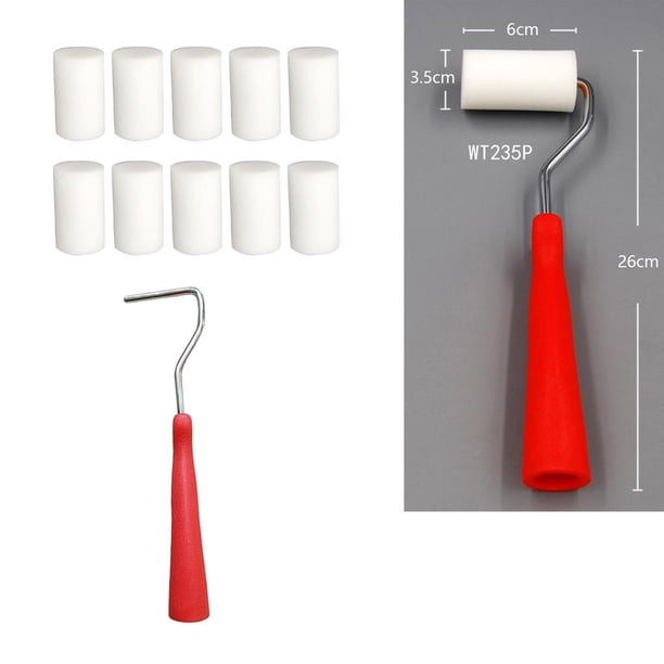 Cubiertas de Rodillos de Pintura, Cubiertas de Rodillos de 2,36 Pulgadas para Rodillos de Pintura, Siestas para Cepillo de Rodillo de Pintura, Siestas , Soledad Cubiertas para rodillos de pintura de pared